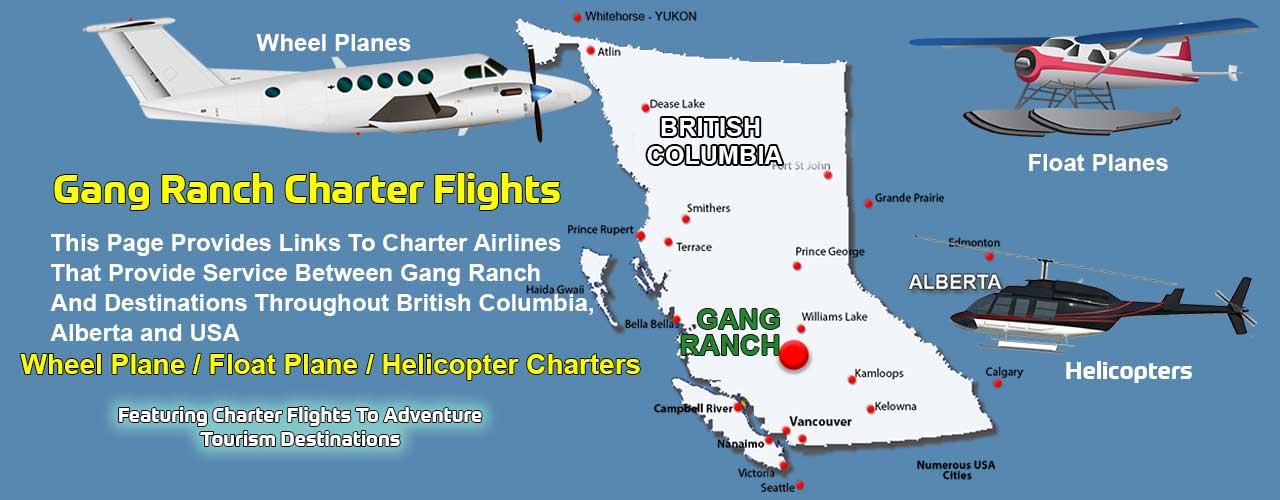 Gang Ranch BC Air Charter Directory